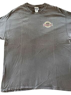 Old Guys Rule Men's Gray Logo Crew Neck T-Shirt Size XL